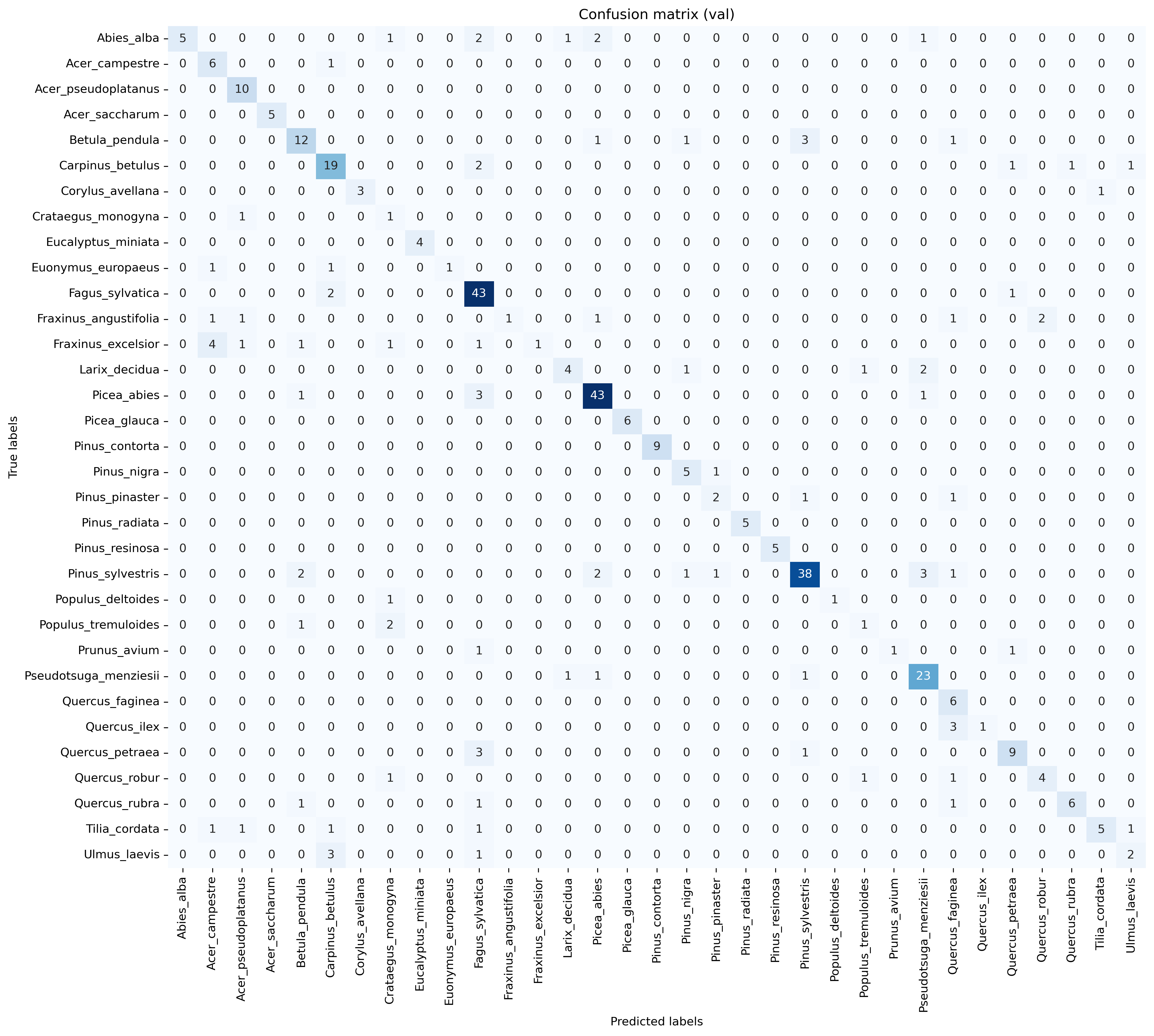 Confusion matrix